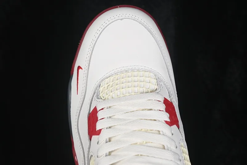 All Categories Air Jordan Jordan Series Basketball Shoes Air Jordan 4 Nigel Sylvester x Air Jordan 4 Retro "Brick After Brick" AJ4 Joe 4 White Red Urine Stains 2.0 IQ8055-100